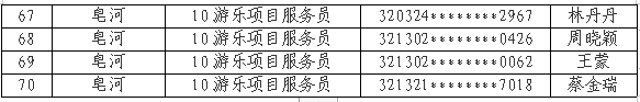 宿遷文化旅游發(fā)展集團(tuán)有限公司公開招聘錄用人員名單公示（第一批）(圖4)